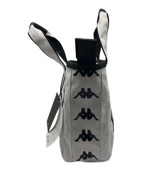 KAPPA（カッパ）Kappa (カッパ) ラウンドバッグ ホワイトの古着・服飾アイテム