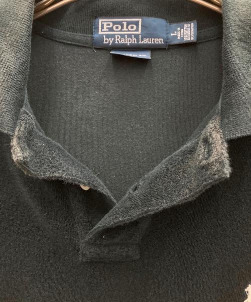 POLO RALPH LAUREN（ポロ・ラルフローレン）POLO RALPH LAUREN (ポロ・ラルフローレン) ポロシャツ ブラック サイズ:SIZE Lの古着・服飾アイテム