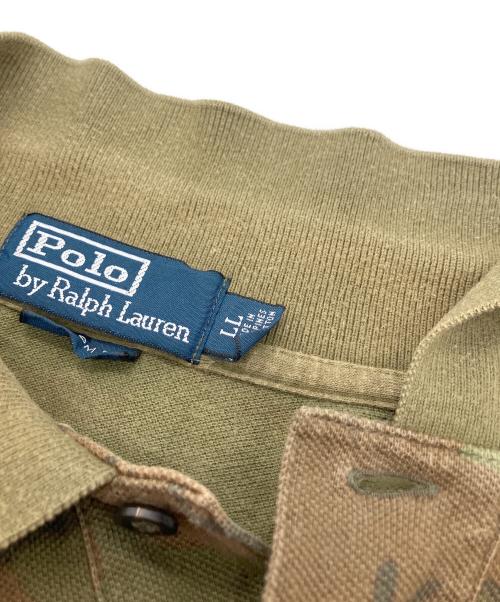 POLO RALPH LAUREN（ポロ・ラルフローレン）POLO RALPH LAUREN (ポロ・ラルフローレン) ポロシャツ カーキ サイズ:LLの古着・服飾アイテム