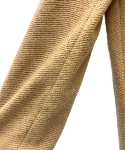 Noble（ノーブル）Noble (ノーブル) ノーカラーコート ブラウン サイズ:SIZE36の古着・服飾アイテム