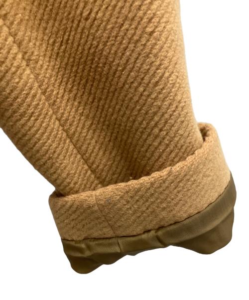 Noble（ノーブル）Noble (ノーブル) ノーカラーコート ブラウン サイズ:SIZE36の古着・服飾アイテム