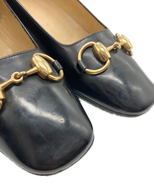 GUCCI（グッチ）GUCCI (グッチ) ホースビットローファー ブラック サイズ:7Cの古着・服飾アイテム