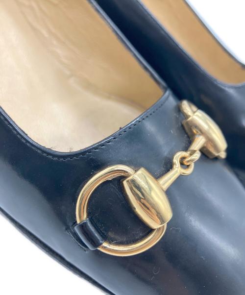 GUCCI（グッチ）GUCCI (グッチ) ホースビットローファー ブラック サイズ:7Cの古着・服飾アイテム