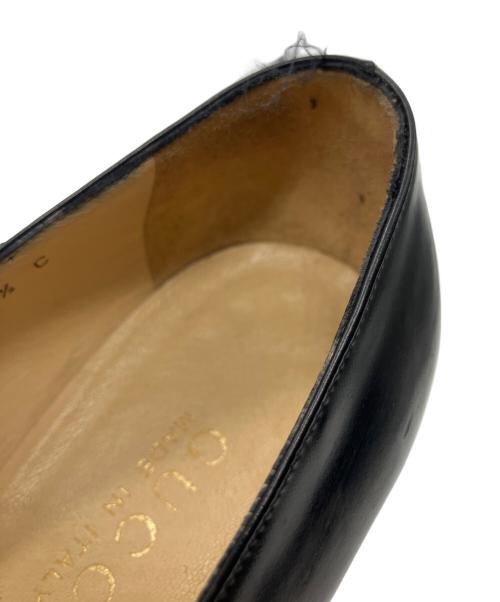 GUCCI（グッチ）GUCCI (グッチ) Gロゴスクエアトゥパンプス ブラック サイズ:37　1/2Cの古着・服飾アイテム