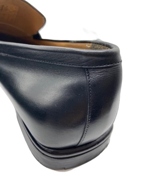 LOUIS VUITTON（ルイ ヴィトン）LOUIS VUITTON (ルイ ヴィトン) スクエアトゥローファー ブラック サイズ:8　1/2の古着・服飾アイテム