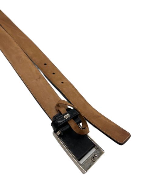 GUCCI（グッチ）GUCCI (グッチ) レザーベルト ブラックの古着・服飾アイテム