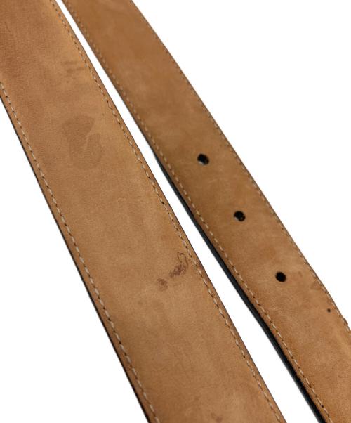 GUCCI（グッチ）GUCCI (グッチ) レザーベルト ブラックの古着・服飾アイテム