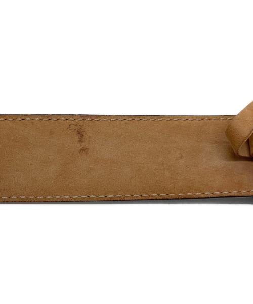 GUCCI（グッチ）GUCCI (グッチ) レザーベルト ブラックの古着・服飾アイテム