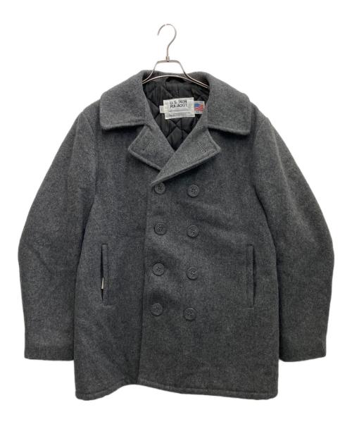 Schott（ショット）Schott (ショット) U.S. 740N PEA JACKET グレー サイズ:SIZE42の古着・服飾アイテム