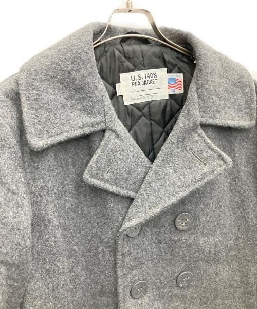 Schott（ショット）Schott (ショット) U.S. 740N PEA JACKET グレー サイズ:SIZE42の古着・服飾アイテム
