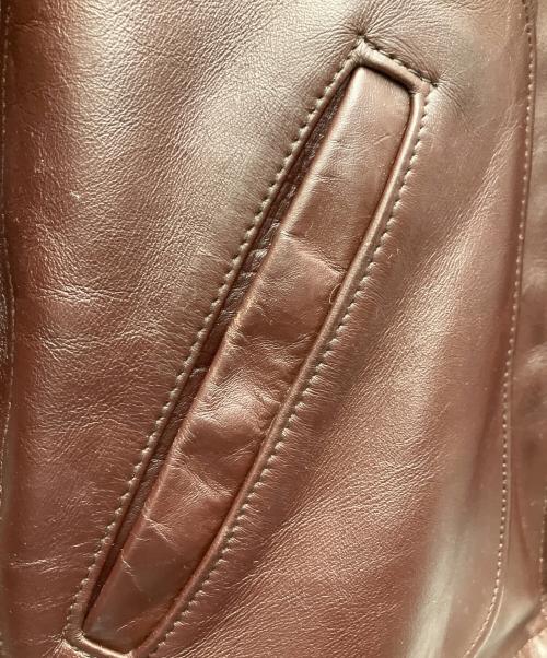 Schott（ショット）Schott (ショット) レザージャケット ブラウン サイズ:SIZE42の古着・服飾アイテム