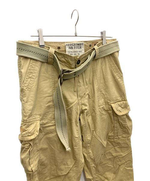 Abercrombie & Fitch（アバクロンビー アンド フィッチ）Abercrombie & Fitch (アバクロンビー アンド フィッチ) カーゴパンツ ベージュ サイズ:Mの古着・服飾アイテム