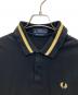 FRED PERRY (フレッドペリー) ポロシャツ ブラック×イエロー サイズ:SIZE 42：4000円