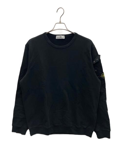 STONE ISLAND（ストーンアイランド）STONE ISLAND (ストーンアイランド) プルオーバートレーナー ブラック サイズ:XLの古着・服飾アイテム
