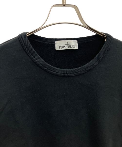 STONE ISLAND（ストーンアイランド）STONE ISLAND (ストーンアイランド) プルオーバートレーナー ブラック サイズ:XLの古着・服飾アイテム