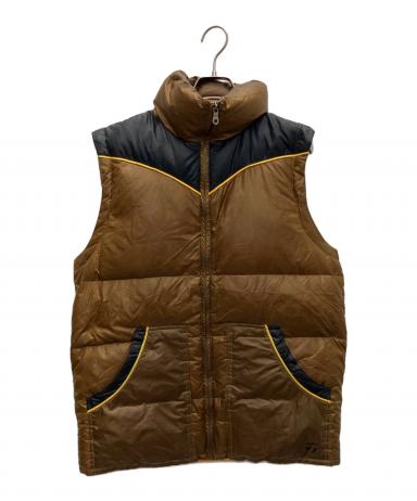 テーラーメイド ブラウン ダウンベスト サイズ0 中古・古着通販】Taylormade (テーラーメイド) ダウンベスト ブラウン