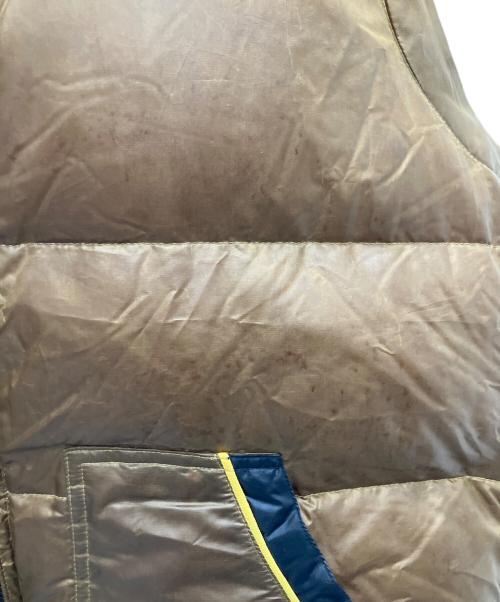 TaylorMade（テーラーメイド）Taylormade (テーラーメイド) ダウンベスト ブラウン サイズ:Lの古着・服飾アイテム