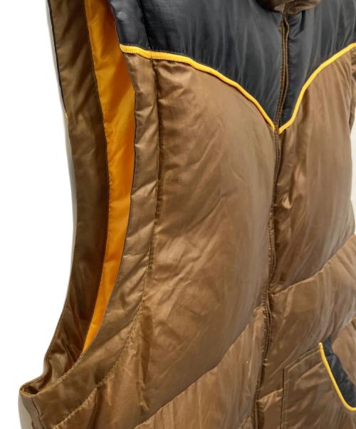 TaylorMade（テーラーメイド）Taylormade (テーラーメイド) ダウンベスト ブラウン サイズ:Lの古着・服飾アイテム