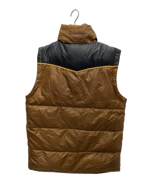 TaylorMade（テーラーメイド）Taylormade (テーラーメイド) ダウンベスト ブラウン サイズ:Lの古着・服飾アイテム