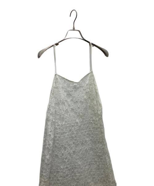 IENA（イエナ）IENA (イエナ) キャミソールワンピース ホワイト サイズ:SIZEFREE 未使用品の古着・服飾アイテム