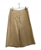 TELAテラ）の古着「キルトキュロットパンツ」｜アイボリー