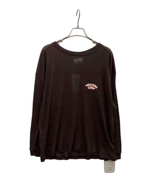 ST.JOHNS 3RD CLUB（セントジョンズサードクラブ）St.Johns 3rd club (セントジョンズサードクラブ) 長袖カットソー ブラウン サイズ:SIZEFREE 未使用品の古着・服飾アイテム