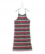 BEAMS BOYビームスボーイ）の古着「キャミソールワンピース」｜ブルー×ブラウン