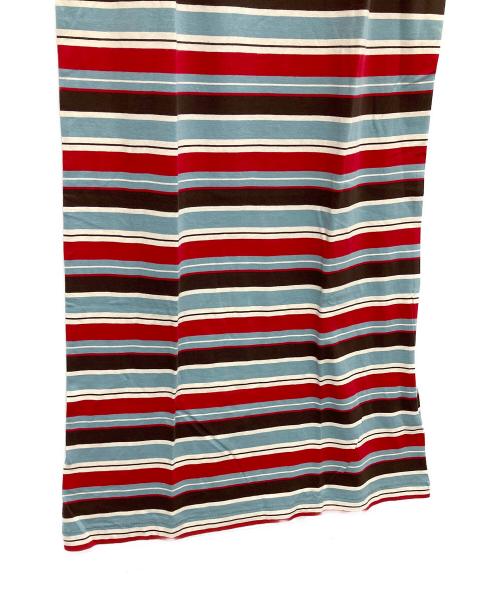 BEAMS BOY（ビームスボーイ）BEAMS BOY (ビームスボーイ) キャミソールワンピース ブルー×ブラウン サイズ:SIZEFREE 未使用品の古着・服飾アイテム