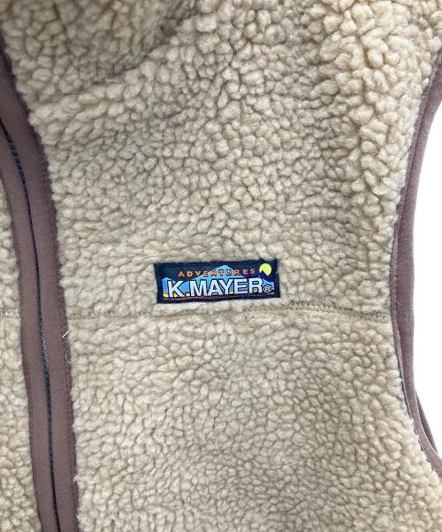 KRIFF MAYER（クリフメイヤー）KRIFF MAYER (クリフメイヤー) ボアフリースベスト ブラウン サイズ:M 未使用品の古着・服飾アイテム