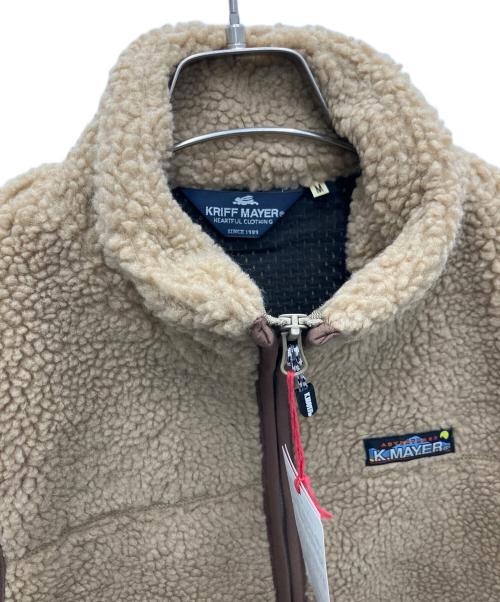 KRIFF MAYER（クリフメイヤー）KRIFF MAYER (クリフメイヤー) ボアフリースベスト ブラウン サイズ:M 未使用品の古着・服飾アイテム