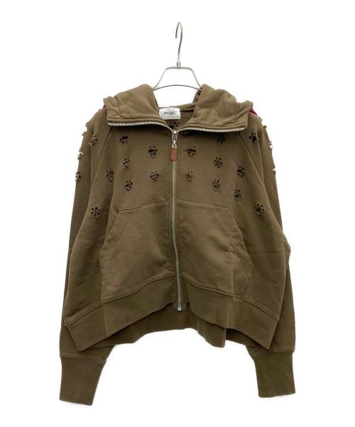 OPULENCE（オーピュレンス）OPULENCE (オーピュレンス) ジップパーカー ブラウン サイズ:SIZEFREEの古着・服飾アイテム