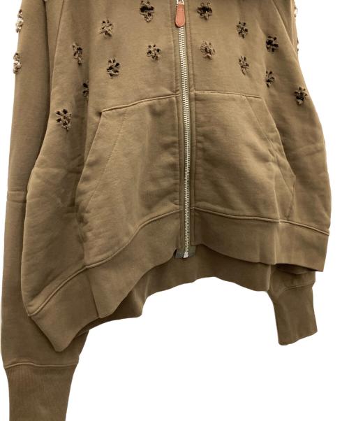 OPULENCE（オーピュレンス）OPULENCE (オーピュレンス) ジップパーカー ブラウン サイズ:SIZEFREEの古着・服飾アイテム