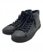 COACHコーチ）の古着「ハイカットスニーカー」｜ブラック