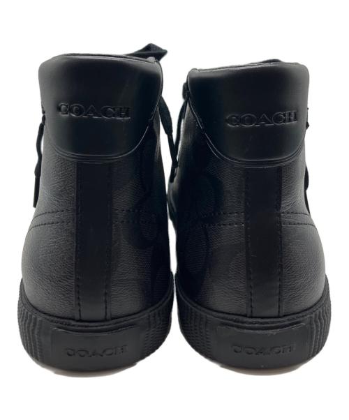 COACH（コーチ）COACH (コーチ) ハイカットスニーカー ブラック サイズ:8.5Dの古着・服飾アイテム