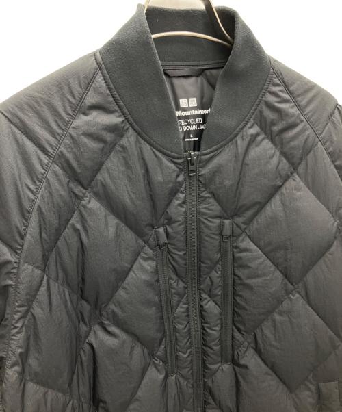UNIQLO（ユニクロ）UNIQLO (ユニクロ) WHITE MOUNTAINEERING (ホワイトマウンテ二アニング) リサイクルハイブリッドダウンジャケット ブラック サイズ:Lの古着・服飾アイテム