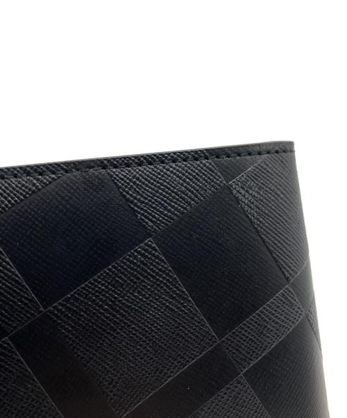 BLACK LABEL CRESTBRIDGE（ブラックレーベル クレストブリッジ）BLACK LABEL CRESTBRIDGE (ブラックレーベル クレストブリッジ) 2つ折り財布 ブラックの古着・服飾アイテム