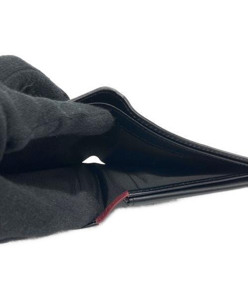BLACK LABEL CRESTBRIDGE（ブラックレーベル クレストブリッジ）BLACK LABEL CRESTBRIDGE (ブラックレーベル クレストブリッジ) 2つ折り財布 ブラックの古着・服飾アイテム