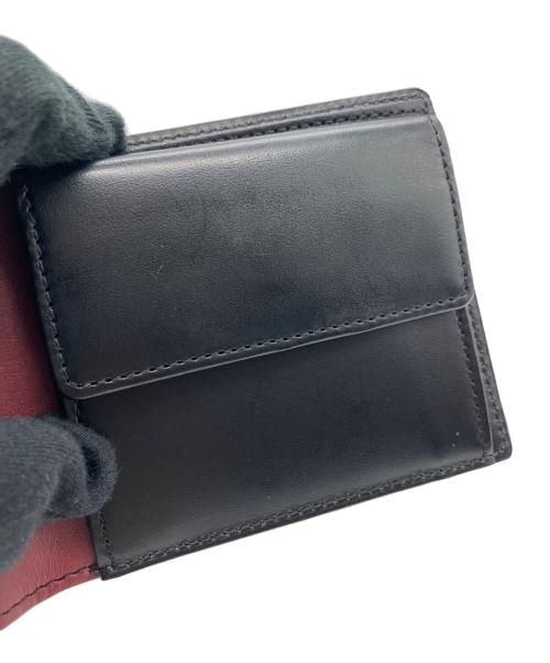 BLACK LABEL CRESTBRIDGE（ブラックレーベル クレストブリッジ）BLACK LABEL CRESTBRIDGE (ブラックレーベル クレストブリッジ) 2つ折り財布 ブラックの古着・服飾アイテム
