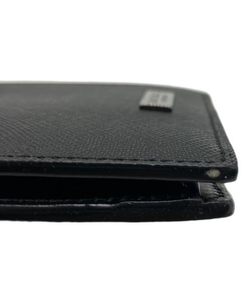 BLACK LABEL CRESTBRIDGE（ブラックレーベル クレストブリッジ）BLACK LABEL CRESTBRIDGE (ブラックレーベル クレストブリッジ) 2つ折り財布 ブラックの古着・服飾アイテム