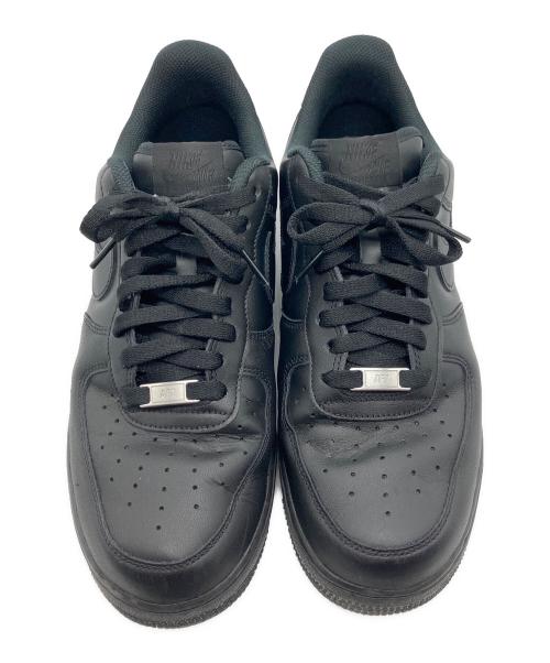 NIKE（ナイキ）NIKE (ナイキ) ナイキ エア フォース 1 '07 ブラック サイズ:28の古着・服飾アイテム