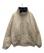 EVISTUBエヴィスタブ）の古着「ルーズフィットフリースジャケット」｜ベージュ