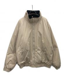 EVISTUB（エヴィスタブ）の古着「ルーズフィットフリースジャケット」｜ベージュ