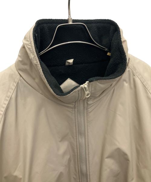 EVISTUB（エヴィスタブ）EviStub (エヴィスタブ) ルーズフィットフリースジャケット ベージュ サイズ:MEDIUMの古着・服飾アイテム