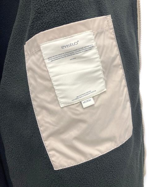 EVISTUB（エヴィスタブ）EviStub (エヴィスタブ) ルーズフィットフリースジャケット ベージュ サイズ:MEDIUMの古着・服飾アイテム