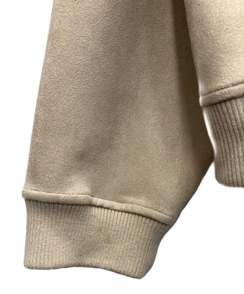 BEAMS HEART（ビームスハート）BEAMS HEART (ビームスハート) フェイクスエード MA-1 ベージュ サイズ:Mの古着・服飾アイテム