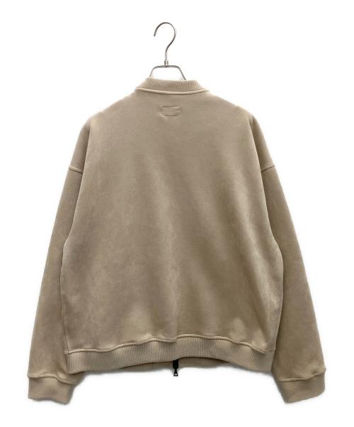 BEAMS HEART（ビームスハート）BEAMS HEART (ビームスハート) フェイクスエード MA-1 ベージュ サイズ:Mの古着・服飾アイテム