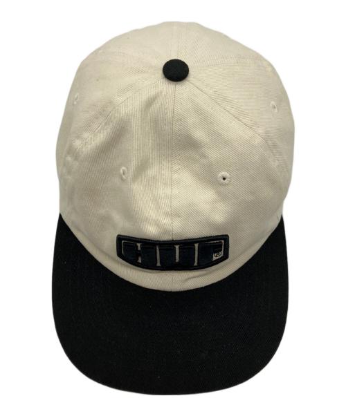 HUF（ハフ）HUF (ハフ) キャップ ブラック×アイボリーの古着・服飾アイテム