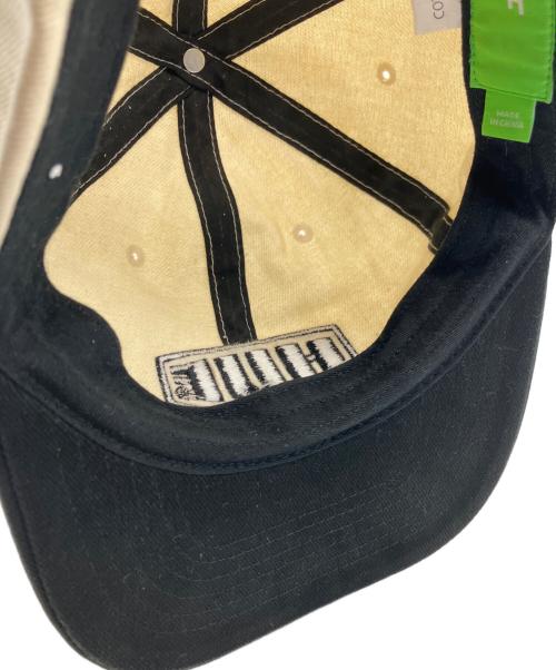 HUF（ハフ）HUF (ハフ) キャップ ブラック×アイボリーの古着・服飾アイテム