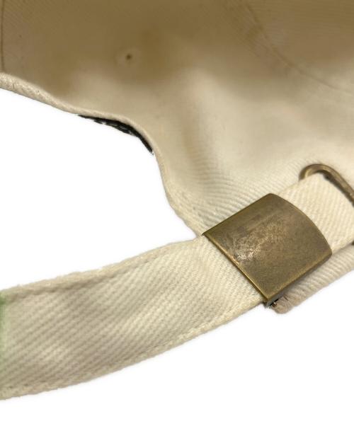 HUF（ハフ）HUF (ハフ) キャップ ブラック×アイボリーの古着・服飾アイテム