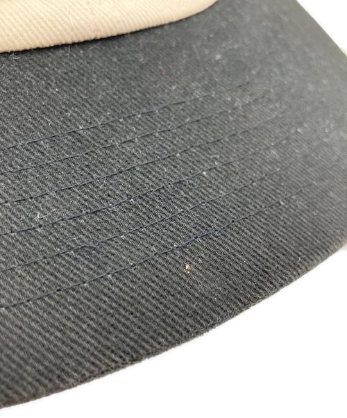 HUF（ハフ）HUF (ハフ) キャップ ブラック×アイボリーの古着・服飾アイテム